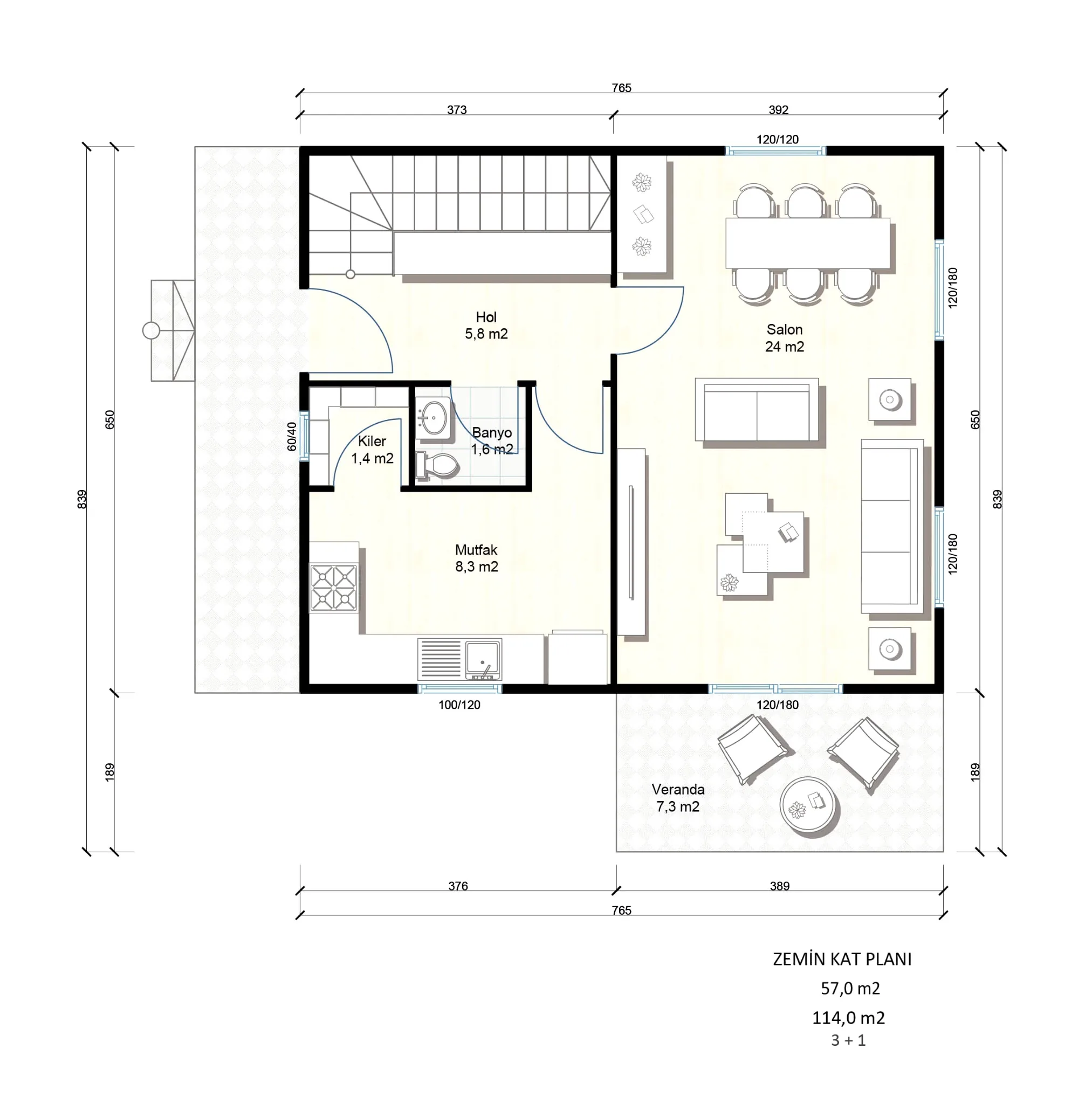SEGA BUILD SD-114 – Двуетажни къщи от прес бетон, 114 m² – 4